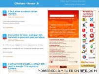 Citations d'amour.